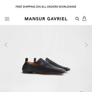 Mansur Gavriel Square Toe Loafers
